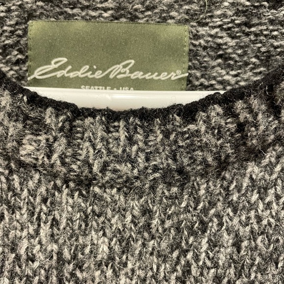 Eddie Bauer Men's Gray Sweater size 2XL - Picture 3 of 5